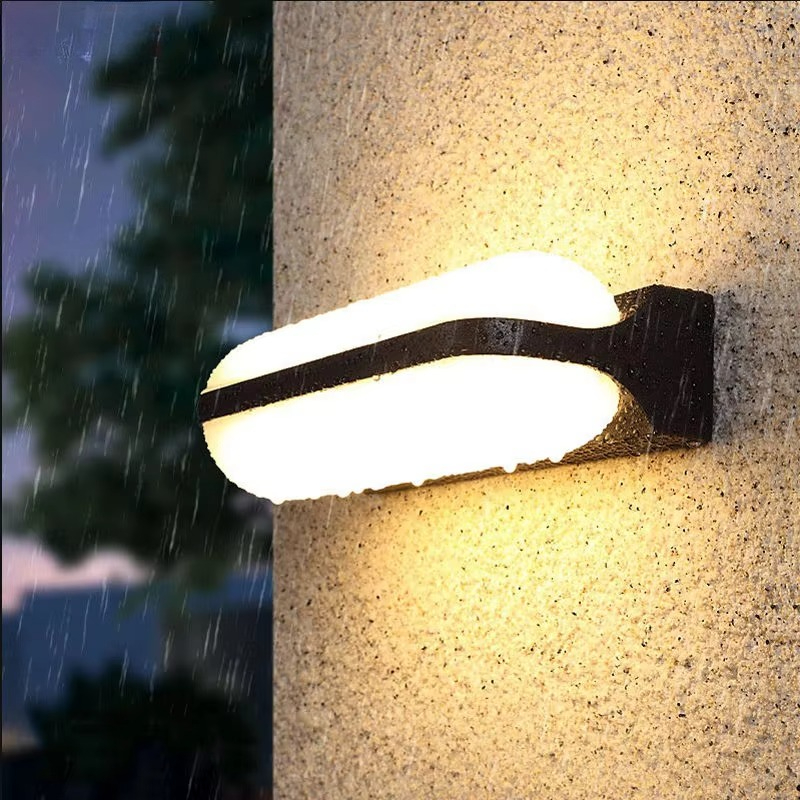 Outdoor Lighting Waterproof - LED壁掛けライト、屋外用、防水、玄関や庭の壁に取り付け可能、屋内装飾照明、アルミニウム製、AC85-265V。