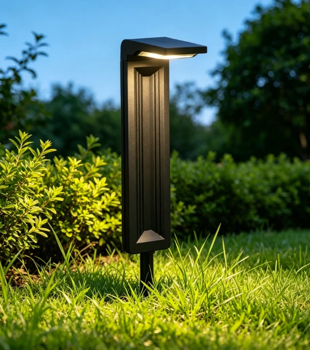 Outdoor Lighting And Landscape - ソーラー式屋外中庭ヴィラ景観芝生ライト、庭園用、通路用、床置き式ランプ、防水仕様