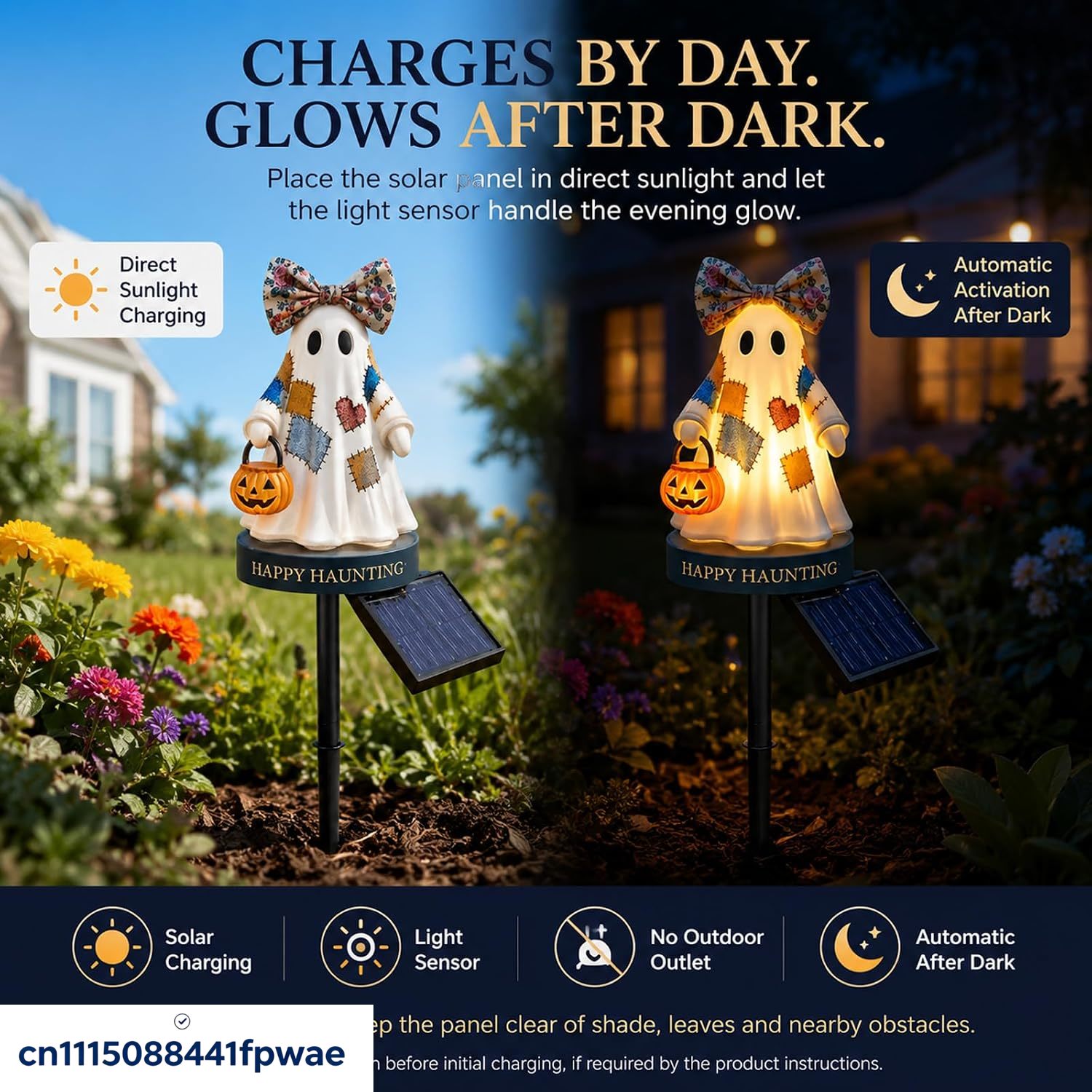屋外用ソーラーハロウィーン装飾、暖色系のLEDライト付きパッ - Outdoor Lighting Pathway のレビューと価格