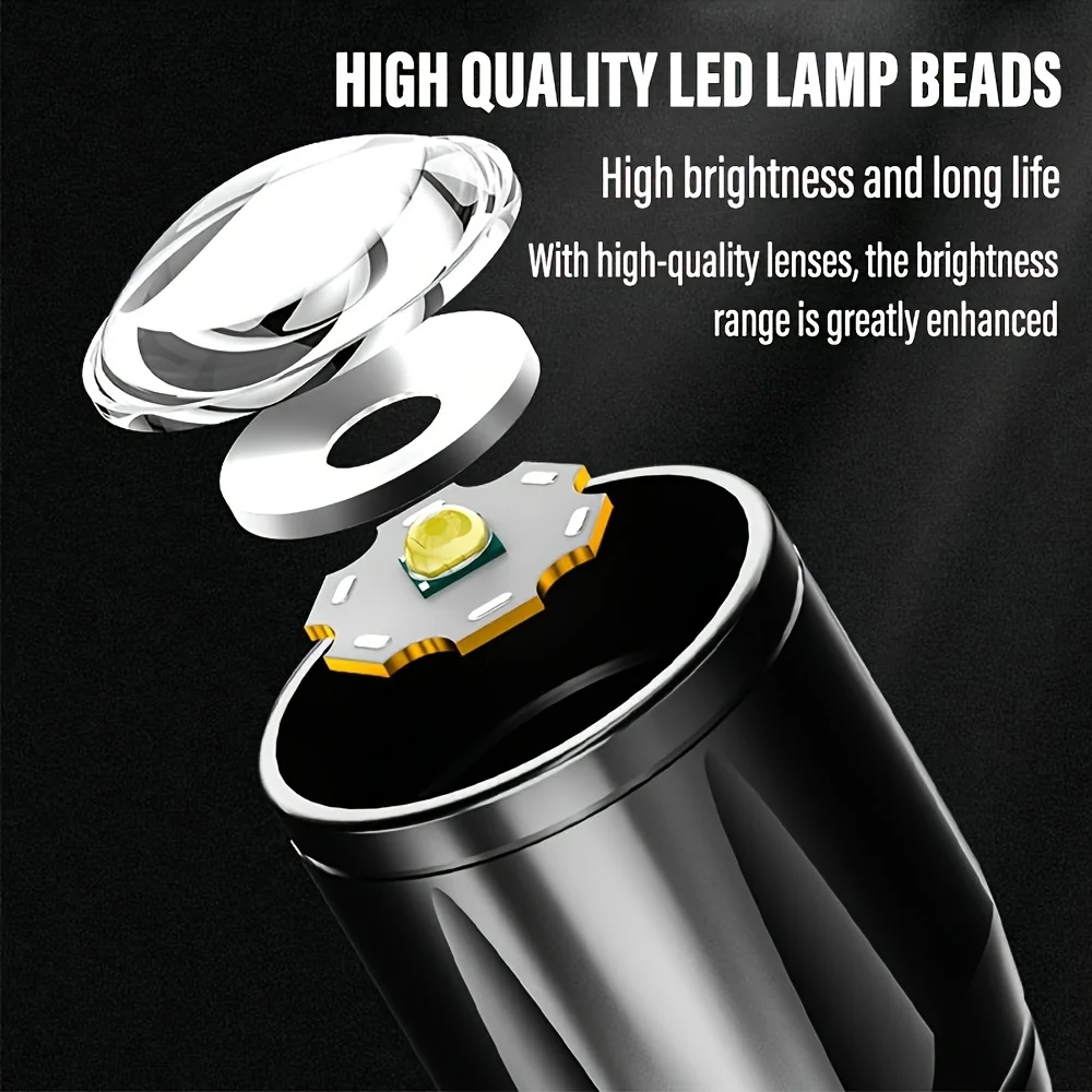 ミニ LED 懐中電灯 COB 投光器ポータブル作業トーチ  - Outdoor Lighting Black のレビューと価格